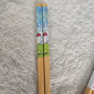 Snoopy Chopsticks with Woodstock Design